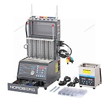 Установка для тестирования и очистки форсунок GDI и пьезо + камера визуального контроля распыла фор NORDBERG CMA25AB+CMT1