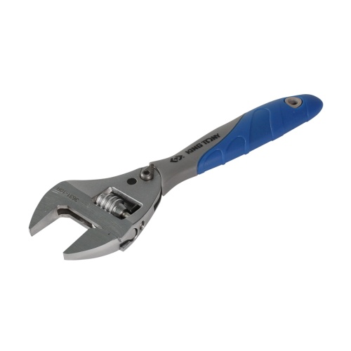 KING TONY Ключ разводной Chrome 250 мм, с трещоточным механизмом KING TONY 3631-10R фото 3