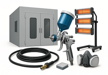 Инструмент и оборудование для покраски авто