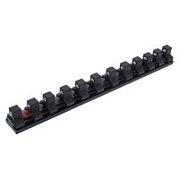 MIGHTY SEVEN Держатель для головок 1/2", на 12 шт, магнитный MIGHTY SEVEN AD-2412