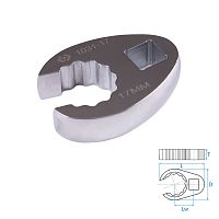 KING TONY Ключ разрезной (воронья лапка) 17 мм, 3/8" KING TONY 1031-17R