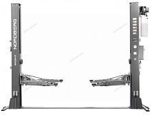 подъемник двухстоечный 5 т, нижняя синхронизация, с электростопорами, 380 в, серый nordberg n4122ae-5g_380 
